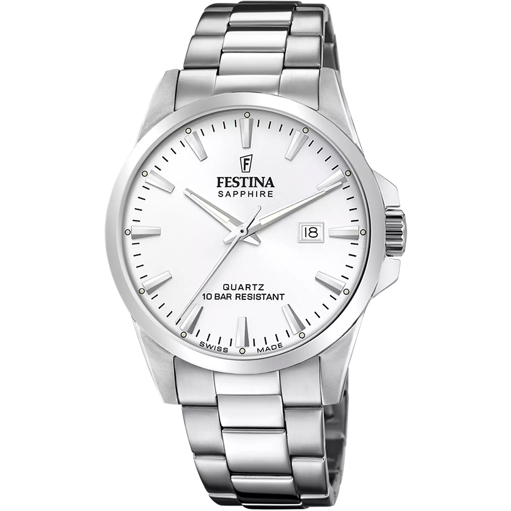 CLASSIC SWISS MENS SILVER STEEL 