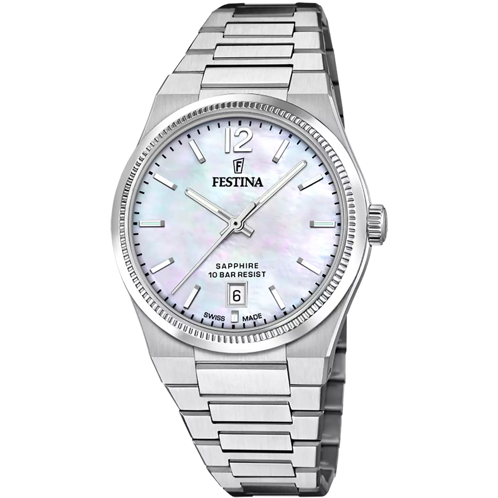 RIVE SWISS WOMENS BEIGE STEEL