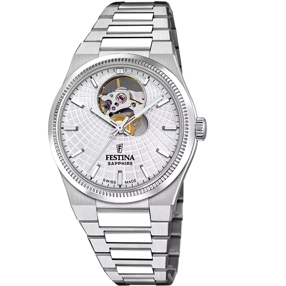 RIVE SWISS WOMENS SQ BEIGE STEEL