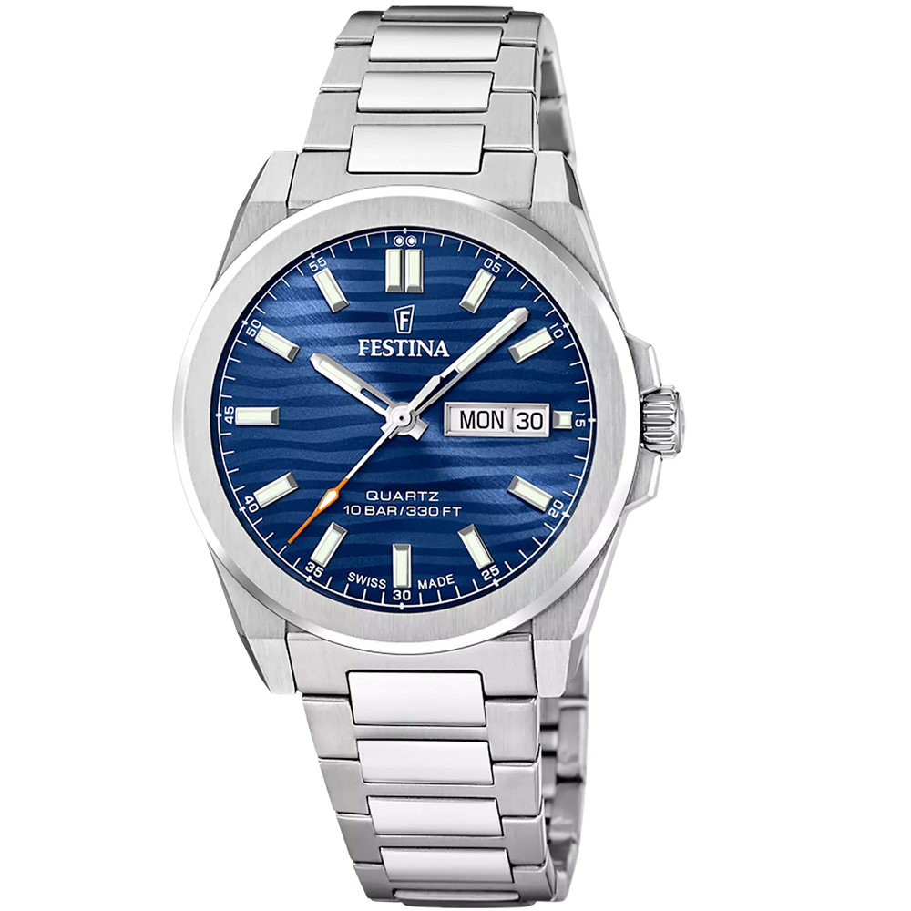 DUNE SWISS MENS BLUE STEEL