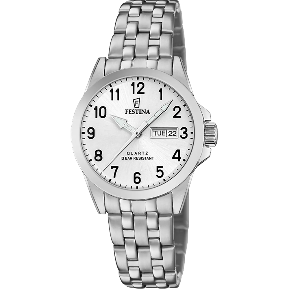 ACERO CLASICO WOMENS SILVER DIAL SILVER STEEL 