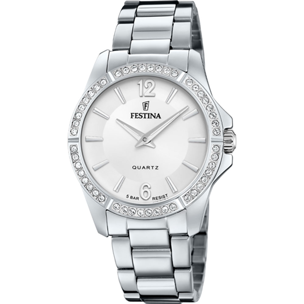 MADEMOISELLE WOMENS SILVER DIAL SILVER STEEL 