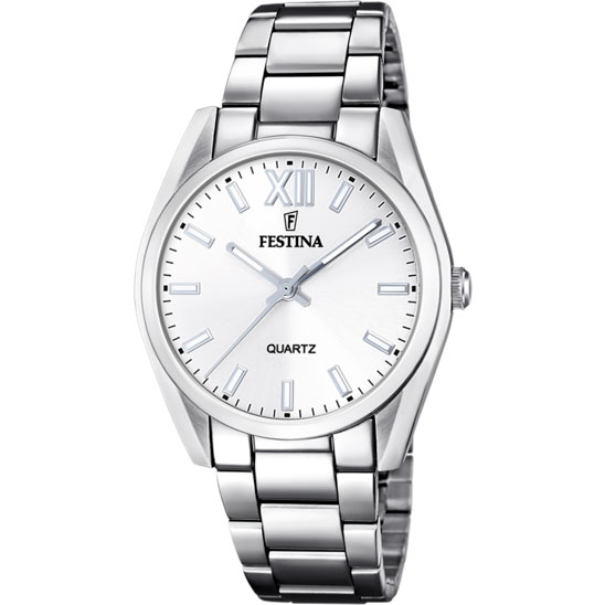 BOYFRIEND WOMENS SILVER DIAL SILVER STEEL 