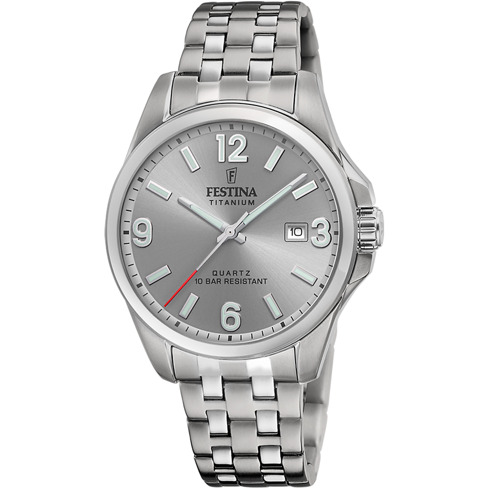 TITANIUM MENS GREY DIAL GREY TITANIUM 