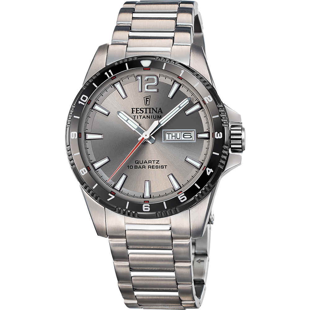 TITANIUM MENS GREY DIAL GREY TITANIUM